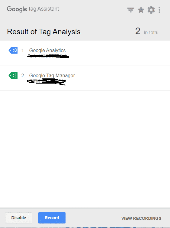 google tag assistant