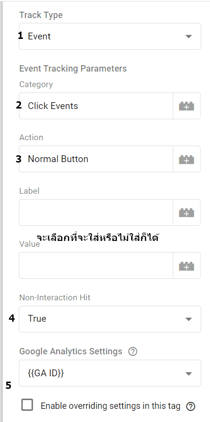 Image 5 google analytics click event setting up digi era